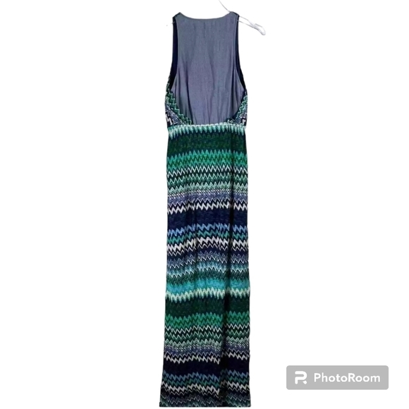 The Addison Story Women's Size XS The Green Juxtapose Striped Maxi Dress NO BELT - Picture 4 of 6